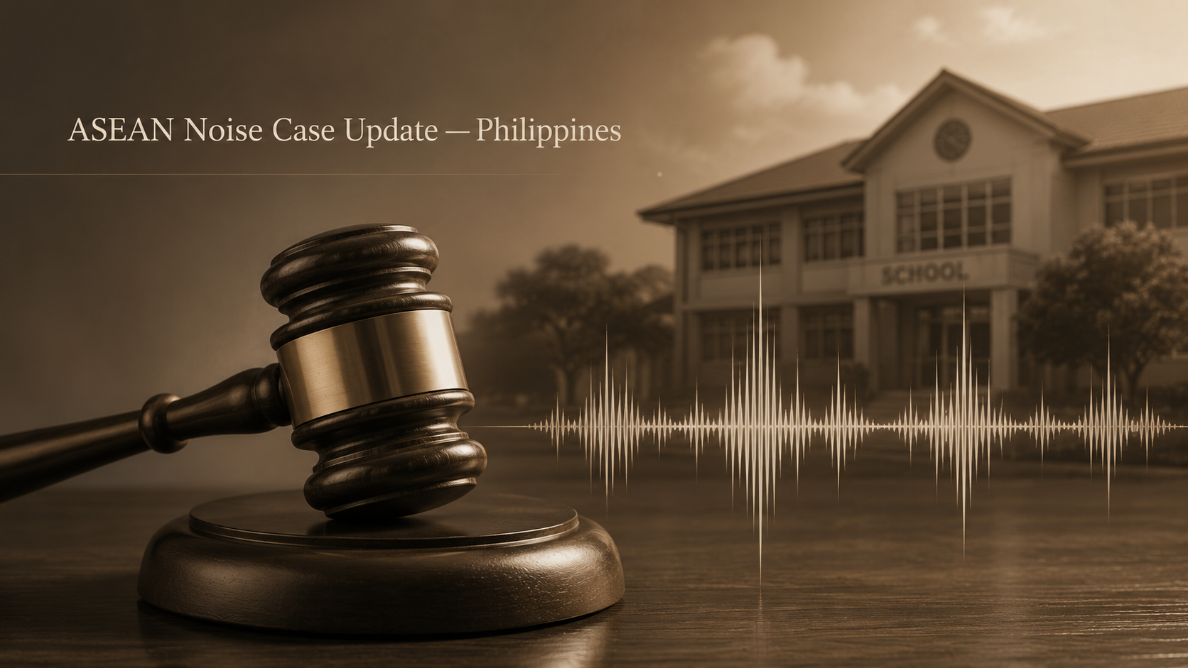 Philippines Supreme Court ruling on school noise and legal nuisance in community noise disputes